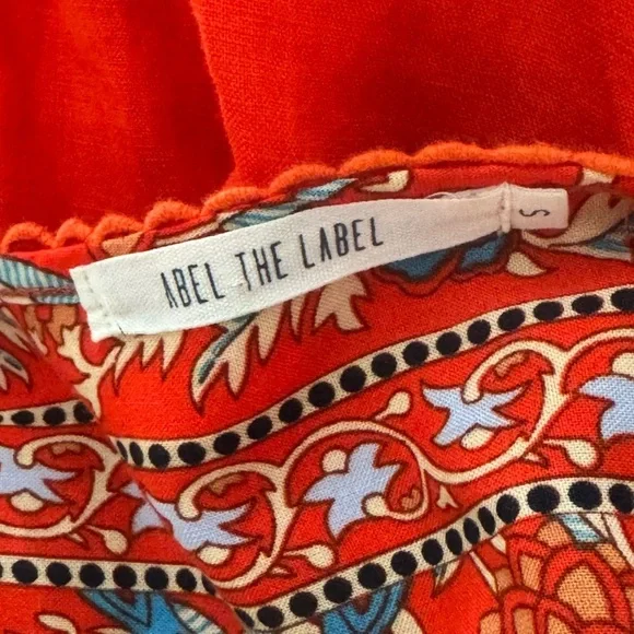 Anthropology Abel The Label Elegant Floral V-Neck Asymmetrical Dress S - Picture 10 of 10